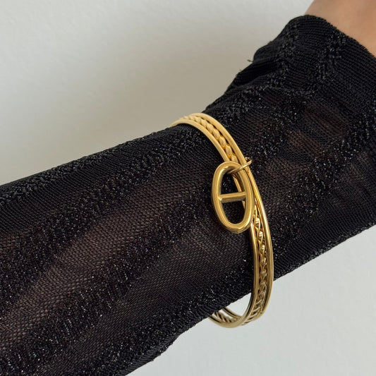 Bracelet Jonc Breloque Sabine Marine