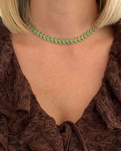 Collier Eden Vert