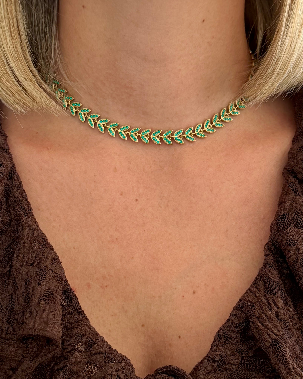 Collier Eden Vert