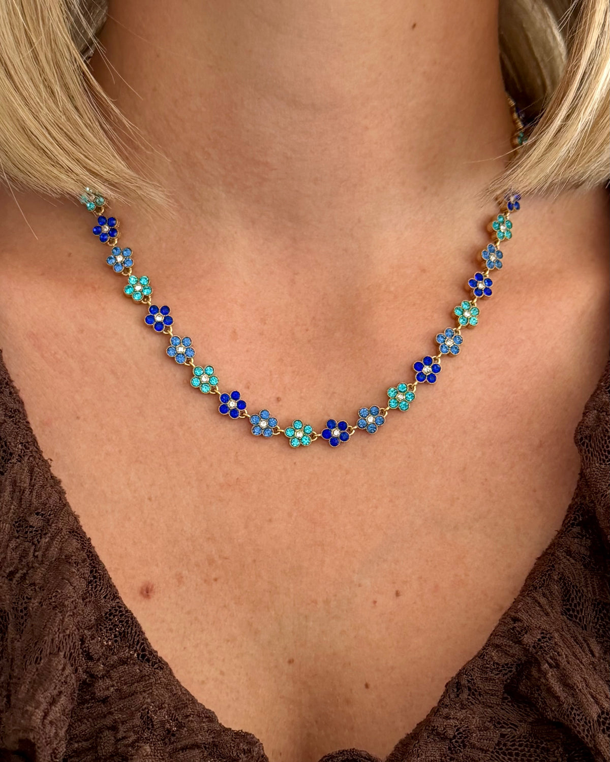Collier Bloom Saphir