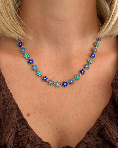 Collier Bloom Saphir