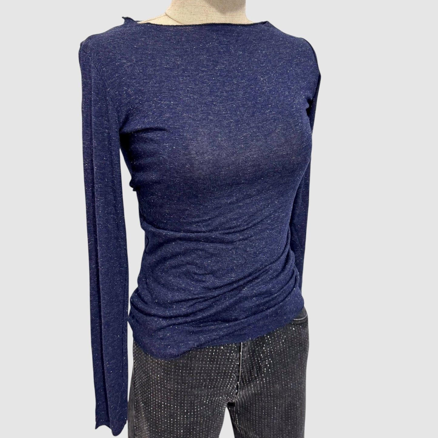 Top manches longues scintillant