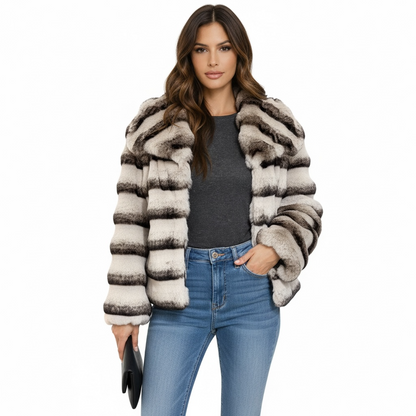 Manteau fausse fourrure