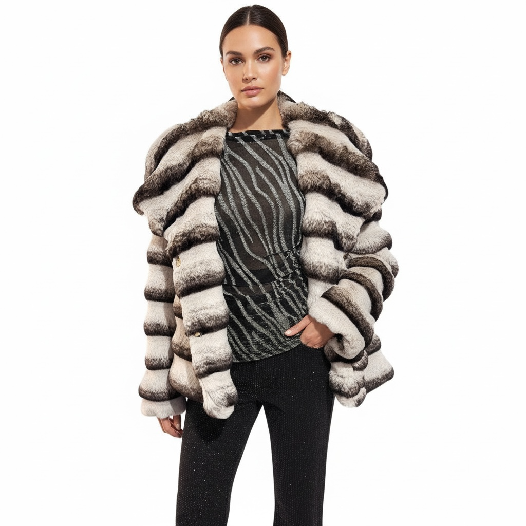 Manteau fausse fourrure