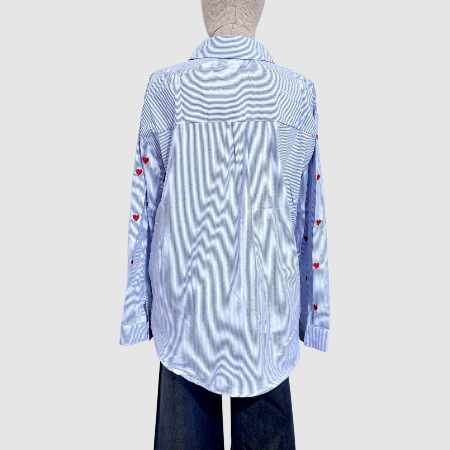 Chemise Coeur rouge