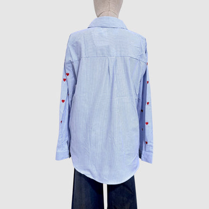 Chemise Coeur rouge