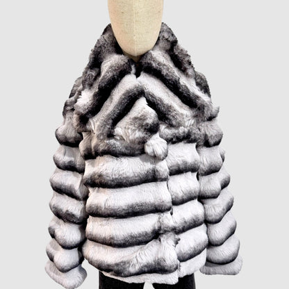 Manteau fausse fourrure