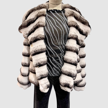 Manteau fausse fourrure