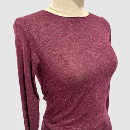 Top manches longues scintillant