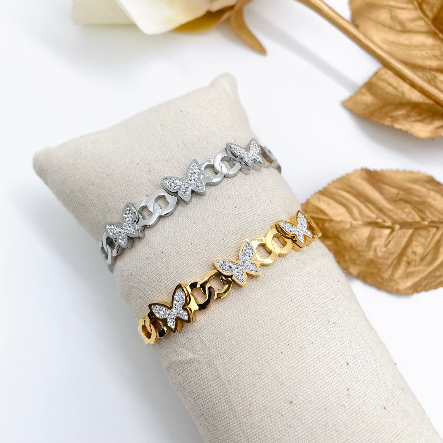 Bracelet jonc Butterfly