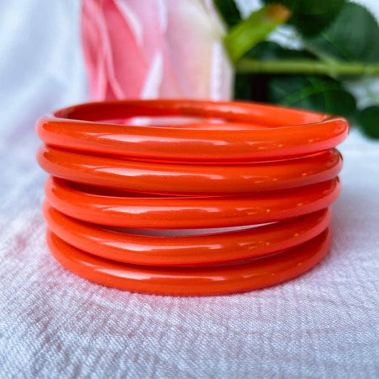 Jonc Bouddhiste maxi orange