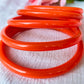 Jonc Bouddhiste maxi orange