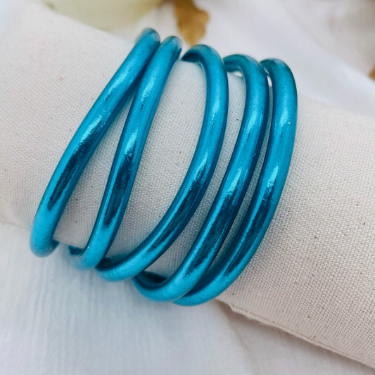 Joncs bouddhistes mantra véritables Bleu