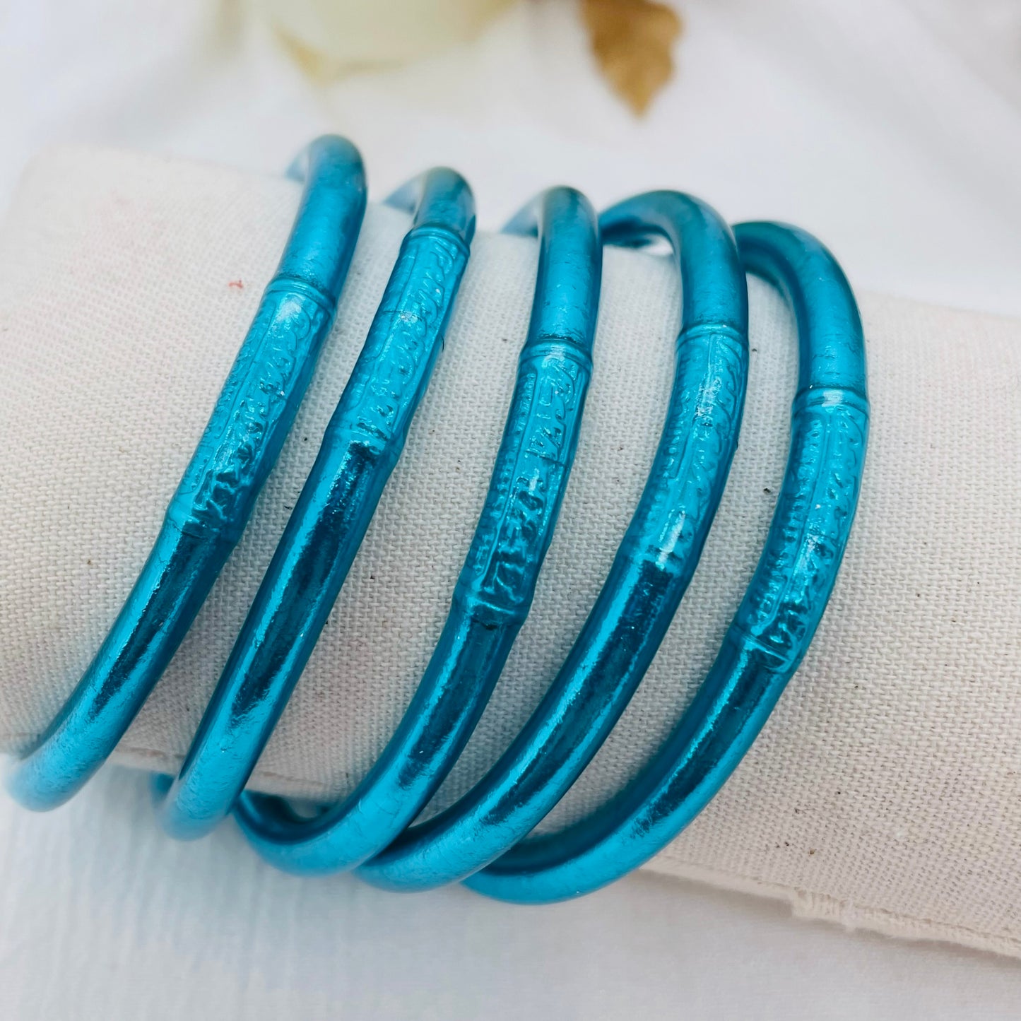 Joncs bouddhistes mantra véritables Bleu