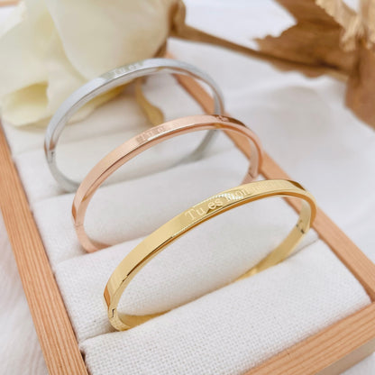 Bracelet message "TU ES MON MIRACLE "