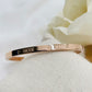 Bracelet message "♡ AMOUR CHANCE BONHEUR ♡ "