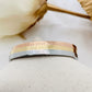 Bracelet message "LOIN DES YEUX PRES DU COEUR"