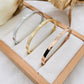 Bracelet message "LOIN DES YEUX PRES DU COEUR"