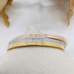 Bracelet message "QUAND ON VEUT,ON PEUT"