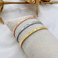 Bracelet message "QUAND ON VEUT,ON PEUT"