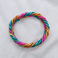 Joncs bouddhistes tressé véritable Rainbow