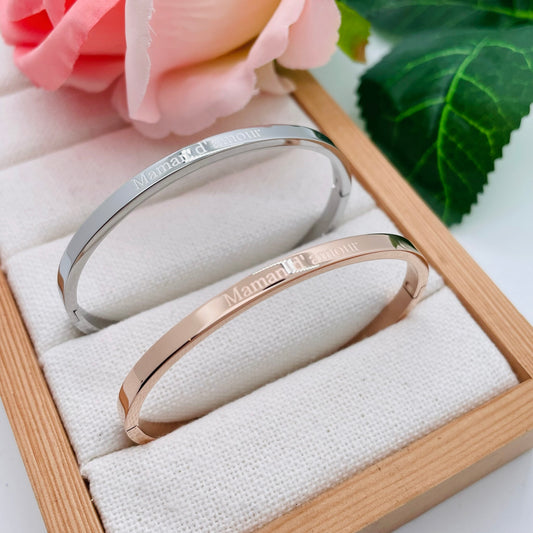Bracelet message "MAMAN D'AMOUR"