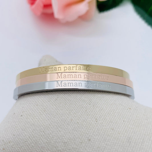 Bracelet message "MAMAN PARFAITE"