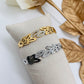 Bracelet jonc Feuille