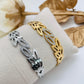 Bracelet jonc Feuille