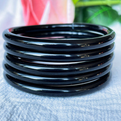 Jonc Bouddhiste maxi noir