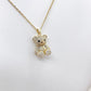 Collier Teddy strass