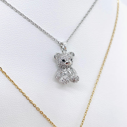 Collier Teddy strass