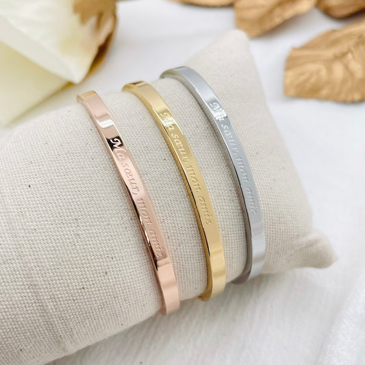 Bracelet message "MA SOEUR MON AMIE"