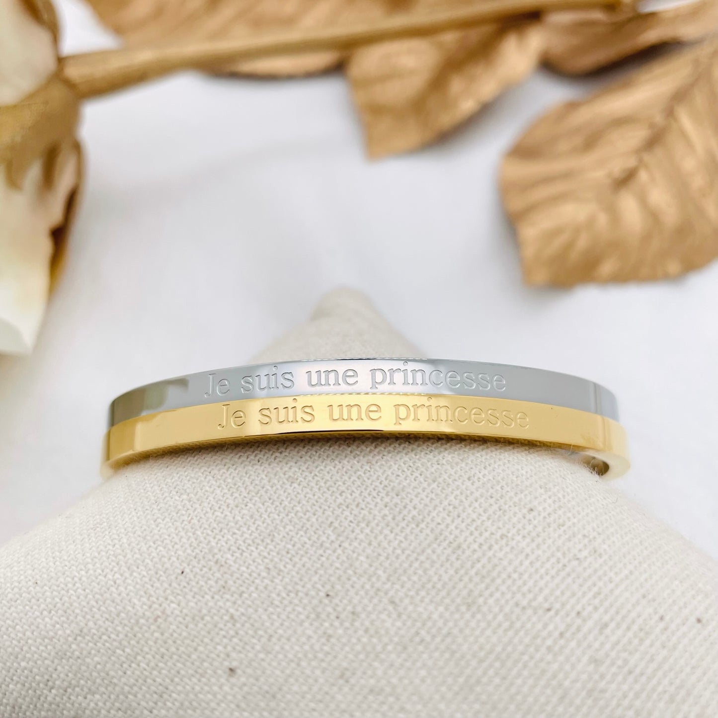 Bracelet message "JE SUIS UNE PRINCESSE"