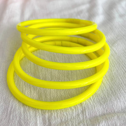 Jonc Bouddhiste jaune fluo