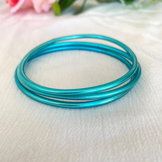 Jonc Bouddhiste fin bleu